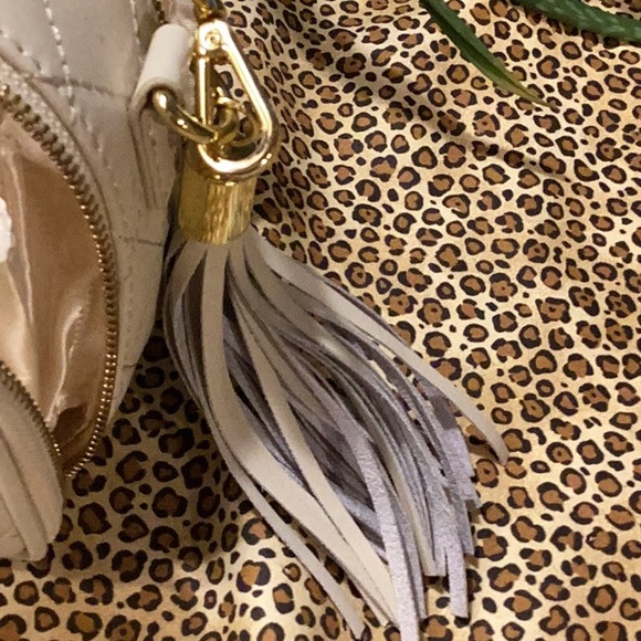 Like new Joy Imani bag trimmed in gold plated zipper attachments and shoulder. - Picture 11 of 13